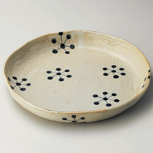 藍染9.0丸皿 φ28×8.5cm 173-039