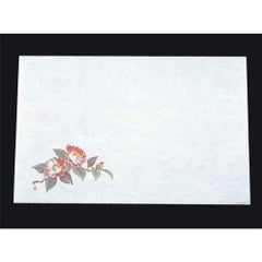 尺三 懐石まっと 抗菌遠赤和紙（100枚入） WS-2 椿 12月から2月 【同梱グループA】