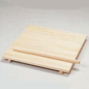 桐製 のし板(棒付・脚無)小 600×600×H24(85296)