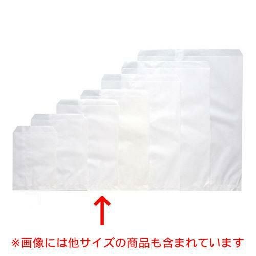 平袋 白 無地 フラット 白2 XZK00322 (500枚入)