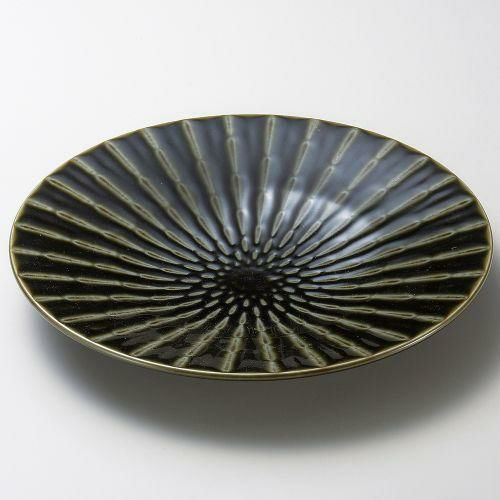 竹林織部30cm皿 φ30×4cm 178-089