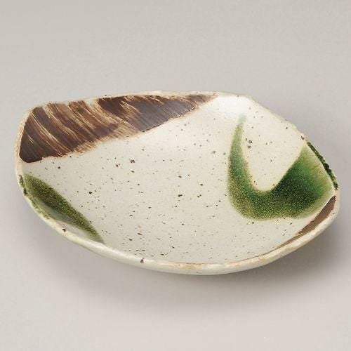 能登5.5平鉢 22×18.2×5cm 195-079