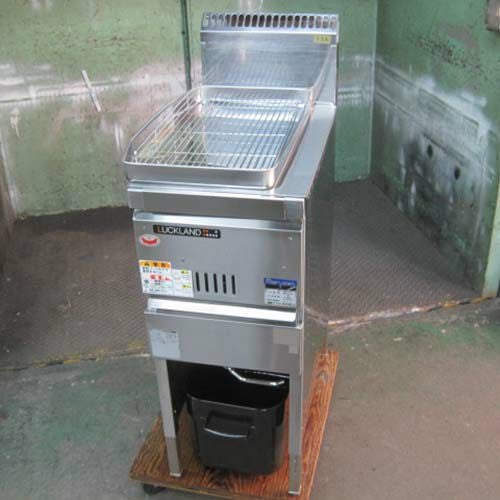 北沢ガスフライヤー2015年  都市ガス 中古】一槽フライヤー 北澤産業 KFE-50-T 幅500×奥行600×高さ830 都市
