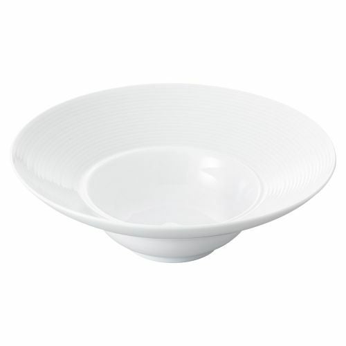 白磁ハット19cmボール φ19×5cm 486-029