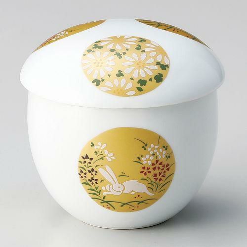 金銀丸紋むし碗 φ7.6×8.6cm(180cc) 112-039