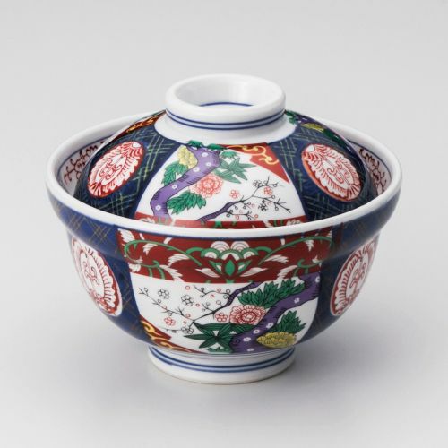 錦牡丹4.5ミニ蓋丼 φ14×11cm 340-069