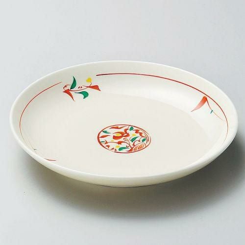 赤絵みのり5.0皿 16.5cm 211-049