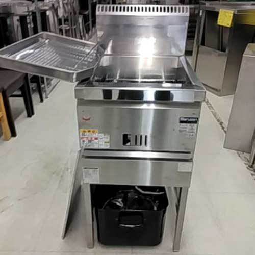 中古】ガスフライヤー サミー DF-025 幅540×奥行600×高さ800 【送料