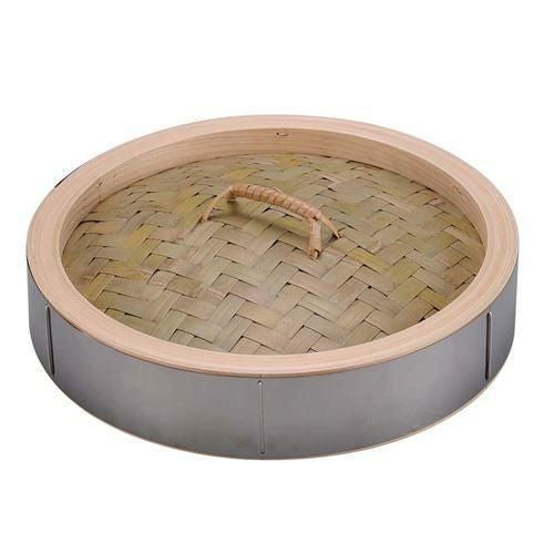 18-0 中華セイロ ステンレス枠 42cm 蓋