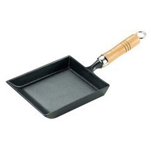 南部鉄 木柄 玉子焼