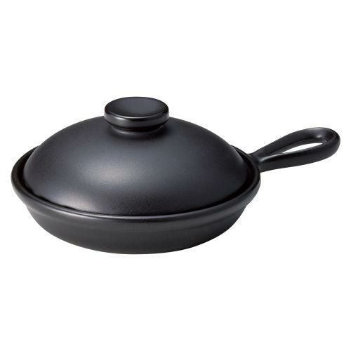 ブラックセラム新目玉焼 20.5×φ15×7cm(身3.2cm) 537-199