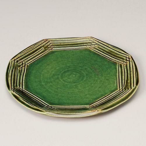 織部ソギ7.5和皿 φ23.3×2.2cm 198-209