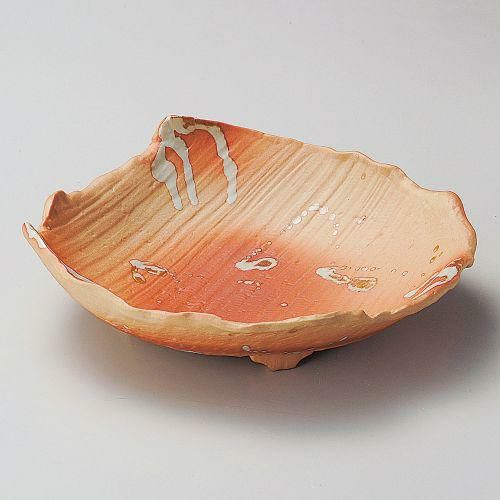 火色焼き締盛鉢 26.5×26×7.4cm 246-109