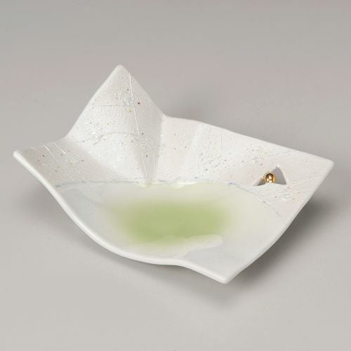 ヒワラスター折紙前菜皿 22.5×16.8×8cm 198-089