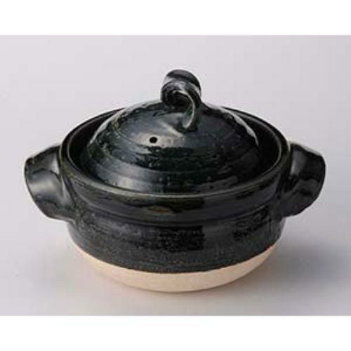 織部三合御飯鍋 29×20×19cm 384-279