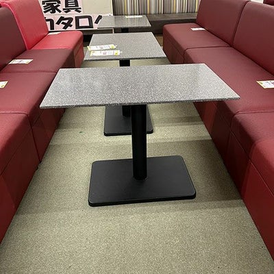 中古】スナックテーブル 白 幅450×奥行450×高さ620 【送料別途見積 