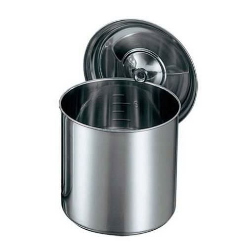 クローバー モリブデン 丸型キッチンポット 目盛付 8cm 手無