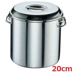 クローバー モリブデン 丸型キッチンポット 目盛付 20cm 手付