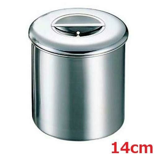 K 18-8 内蓋式 キッチンポット 14cm 手無 / /小物送料対象商品