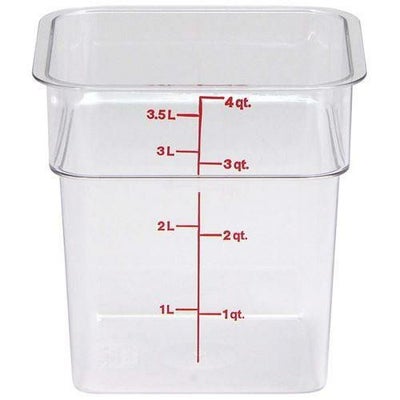 フードコンテナ角型 クリアタイプ CAMBRO 本体 4SFSCW　【グループA】