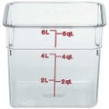 フードコンテナ角型 クリアタイプ CAMBRO 本体 6SFSCW　【グループA】