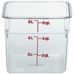 フードコンテナ角型 クリアタイプ CAMBRO 本体 6SFSCW　【グループA】