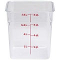 フードコンテナ角型 クリアタイプ CAMBRO　本体 8SFSCW　【グループA】