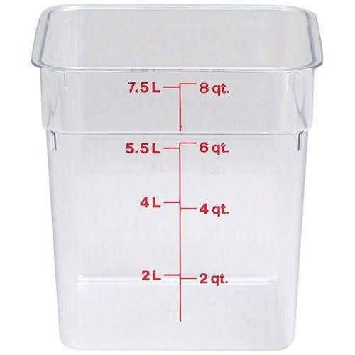 フードコンテナ角型 クリアタイプ CAMBRO　本体 8SFSCW　【グループA】