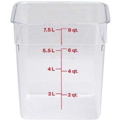フードコンテナ角型 クリアタイプ CAMBRO　本体 8SFSCW　【グループA】