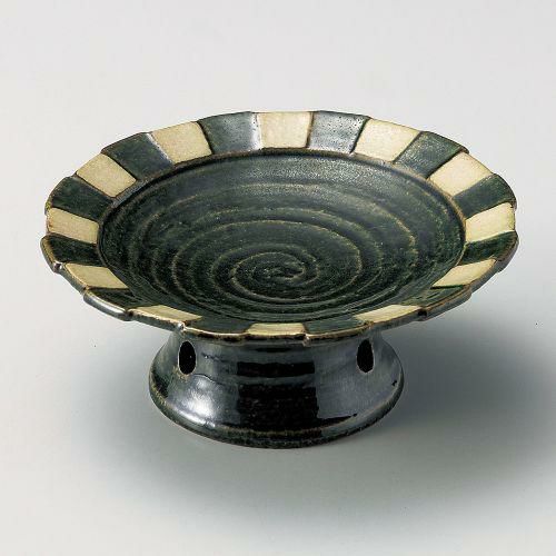 織部砂目高台向付 φ17.5×7cm 035-149