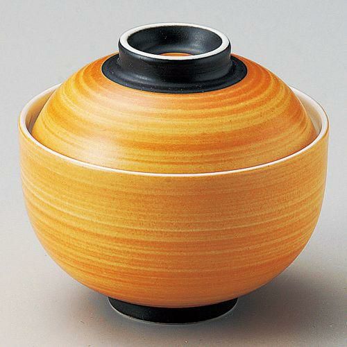 外朱中白円菓子碗(小) φ10×9cm 111-139