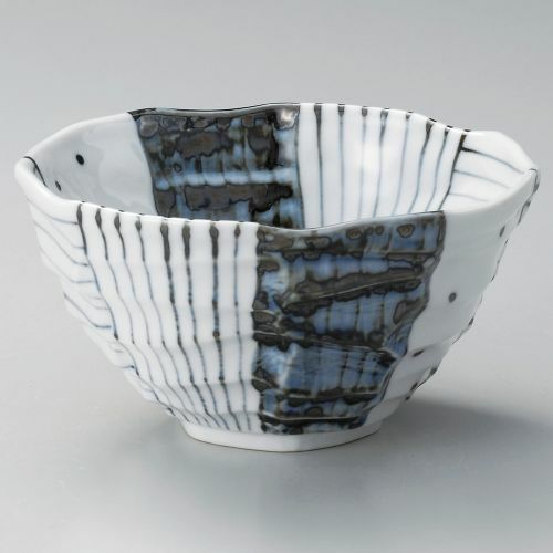 唐呉須面取八角小丼 φ13.5×7.5cm 318-099