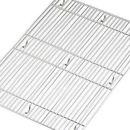 EBM ステンレス 角バットアミ 細目(補強付)4枚取