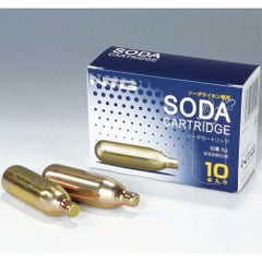 ソーダサイフォン用炭酸ガスカートリッジ 10本入