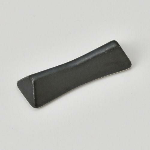 三山黒結晶箸置き 5.5×1.9×1.3cm 289-528 (20個入)