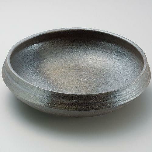 炭化10.0ひねり大鉢 φ31×8cm 168-049