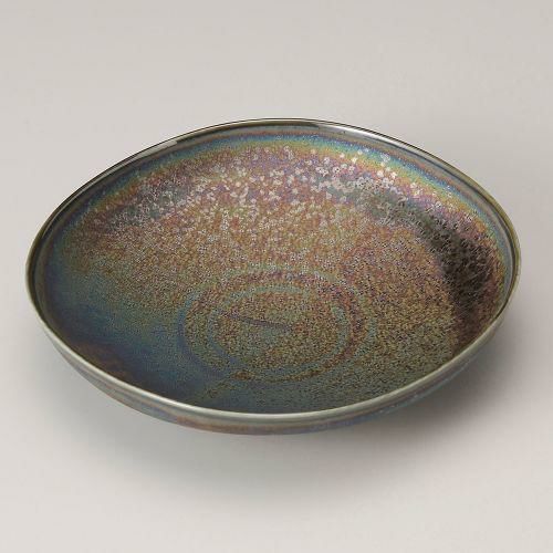 窯彩なで角20cm浅鉢 20.2×20.2×5.1cm 201-049