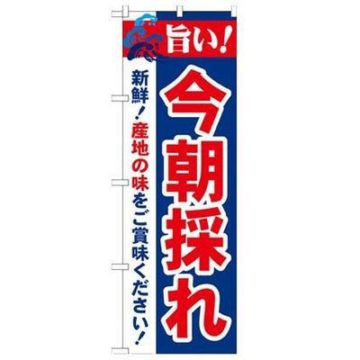 「旨い!今朝採れ 2800」 のぼり【N】【受注生産品】
