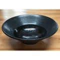 TB 黒ちぢれ釉 溜り輪二重8.0寸深鉢/5入