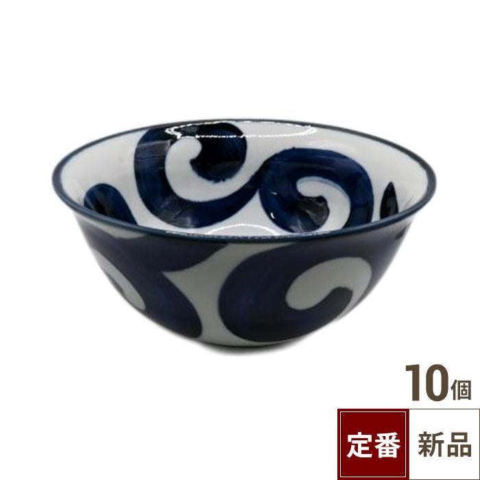 TB 鳴門唐草深口ラーメン丼/10入