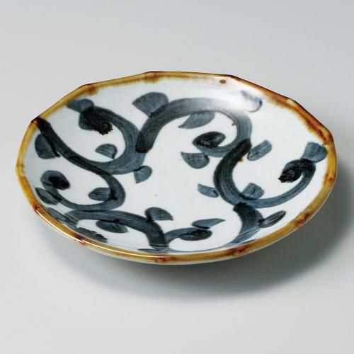 ダイヤ唐草5.5皿 16.5×16.5×2.5cm/225-319