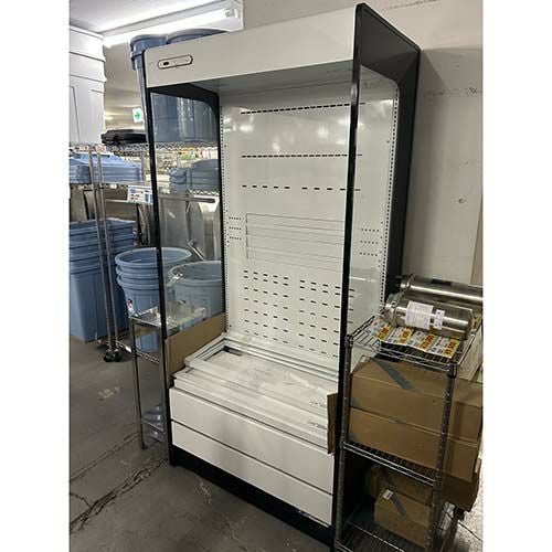 冷蔵多段オープンショーケース フクシマガリレイ(福島工業) MEU-32WKSA5G 幅900×奥行600×高さ1900 【すすきの店在庫】