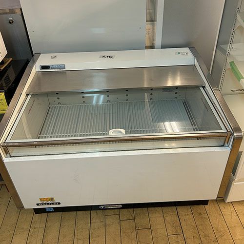 サンデン平型冷蔵オープンショーケース・PHO-R4GZ-C・100V・W1200×D880ｍｍ・中古 サンデン冷蔵平型ショーケース 型式：PHO-R4GZC 送料：無料 (メーカー
