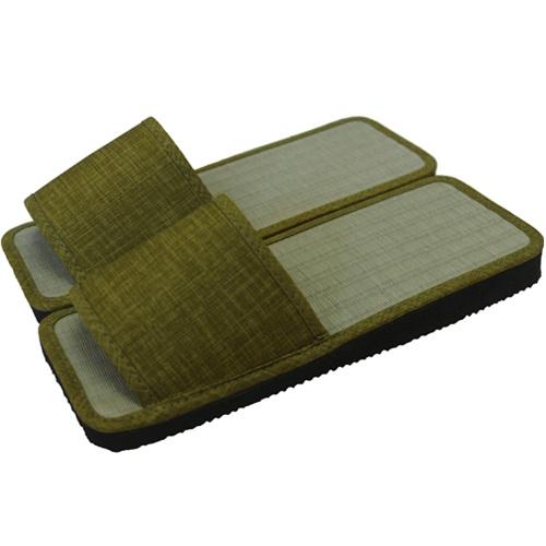 【即出荷可能】角畳スリッパ グリーン 10足セット/1540GR