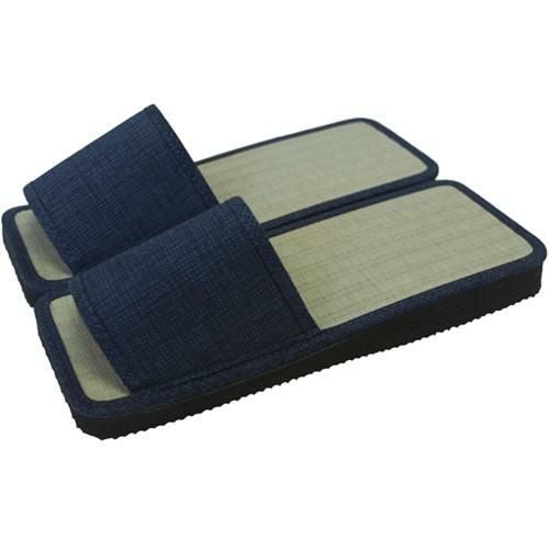 角タタミスリッパ ネイビー 10足セット/1540NV