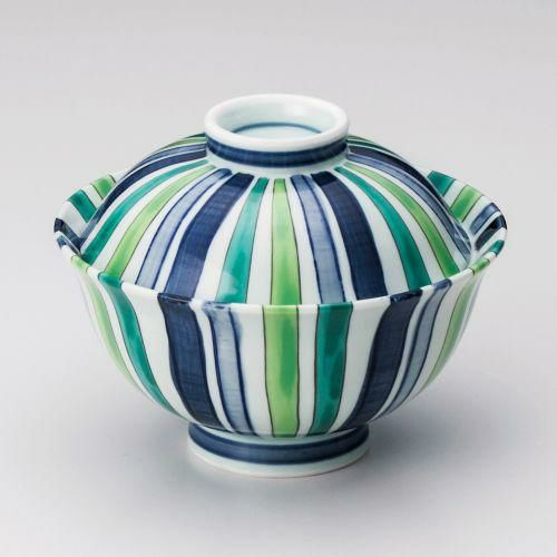 グリーン十草蓋丼 φ16×12cm 340-099