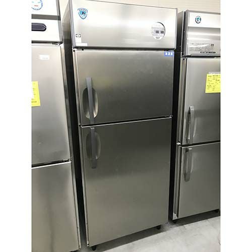 業界最長1年保証】【中古】縦型冷凍冷蔵庫 1凍1蔵 大和冷機 221YS1-EC