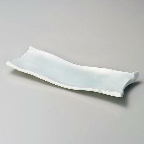 青白磁ちぎり長皿 33.5×12×2cm 156-099