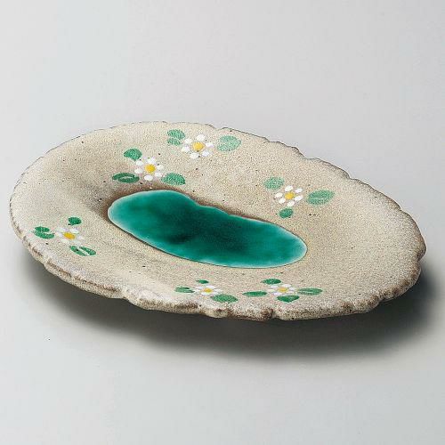 グリン流楕円銘々皿 17.7×12.3×2cm 210-079