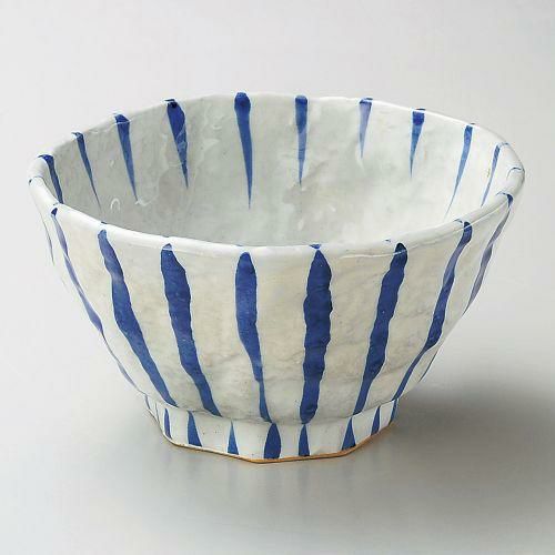 呉須十草大鉢 φ18.8×10.5cm 256-129